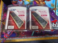 2 Pack Lot PNY Memory Master Upgrade Kit 128MB SDRAM PC133 – NEW in Package