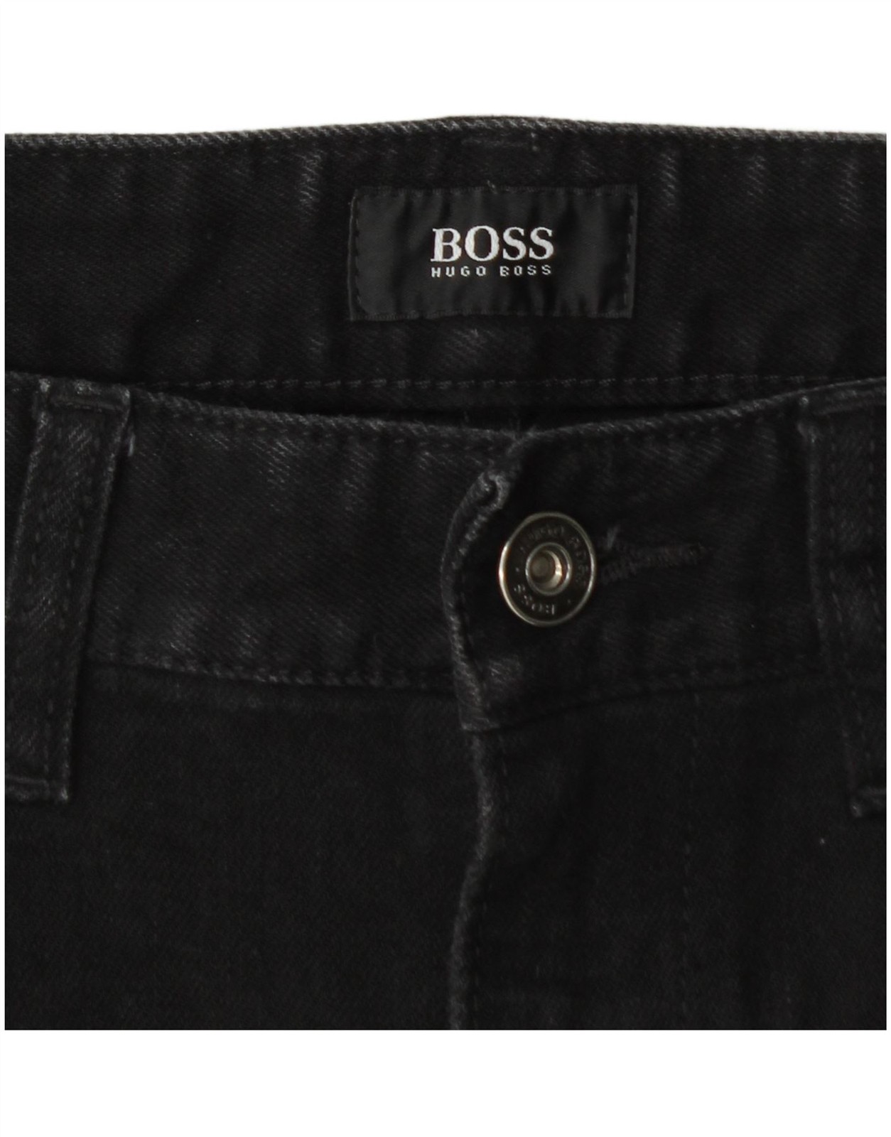 Hugo Boss Mens Slim Jeans W32 L32 Black Cotton AO21 thumbnail 4