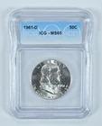 1961-D Franklin Half Dollar MS65 ICG *1484