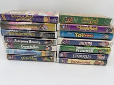 Lot of 14 Disney Children  s VHS Tapes Family Kid  s Movies Various Titles