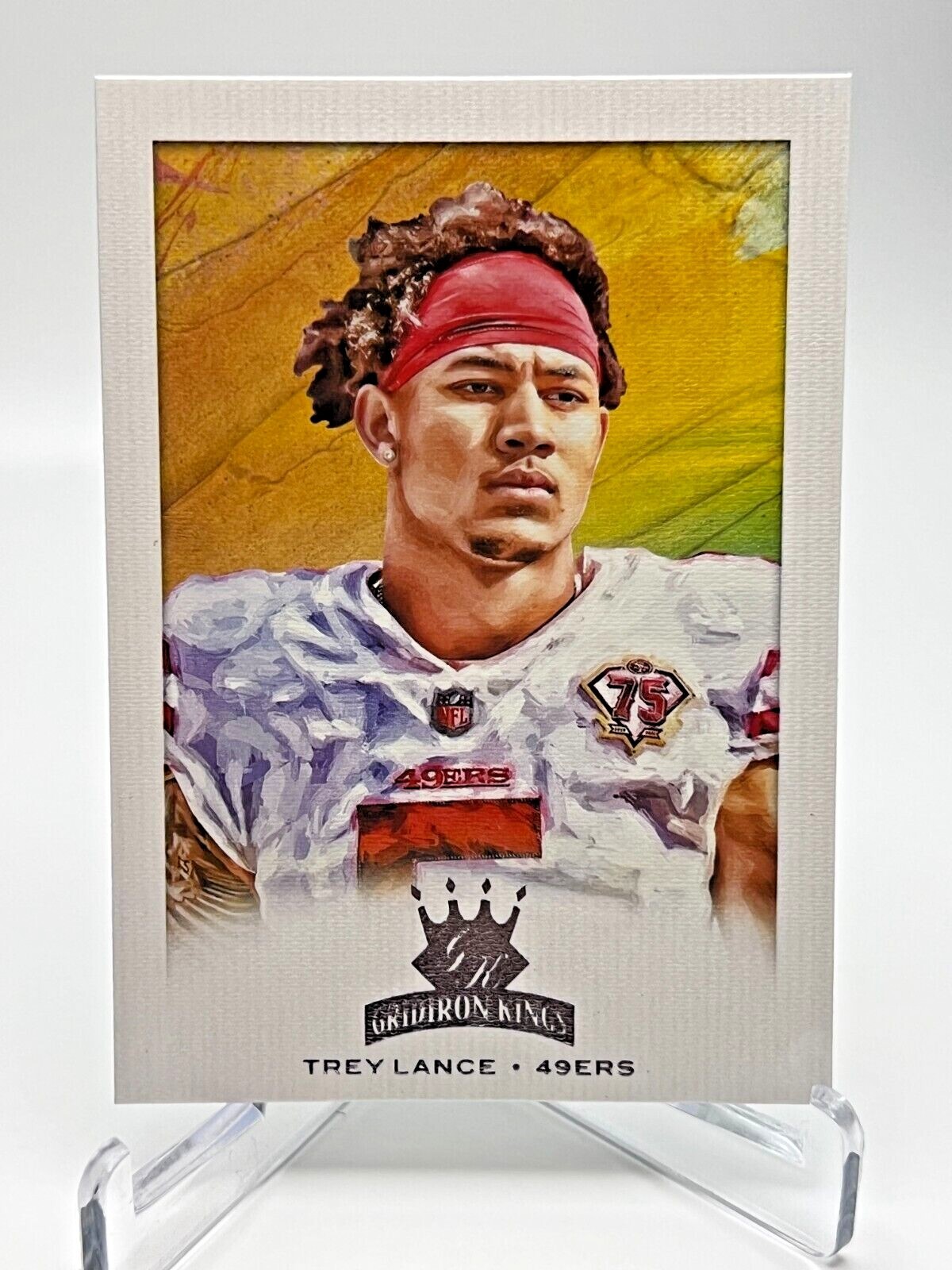 Trey Lance RC 2021 Panini Chronicles GRIDIRON KINGS Rookie #GK-3