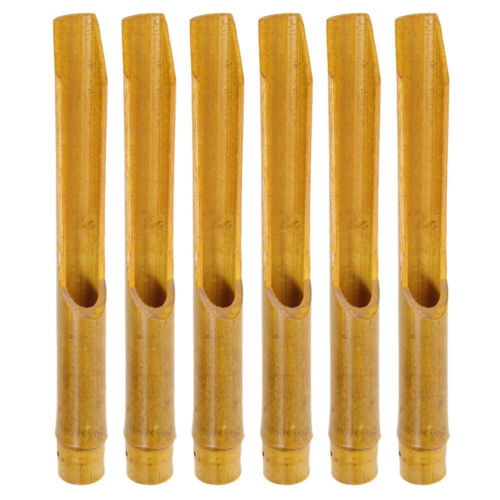  6 Pcs Windspielrohr Aus Bambus Bambusrohre Ersatzteile DIY Werkzeug - Bild 1 von 16