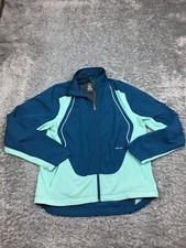 Hind Jacket Womens Size Medium Blue Stretch Lightweight Running Active