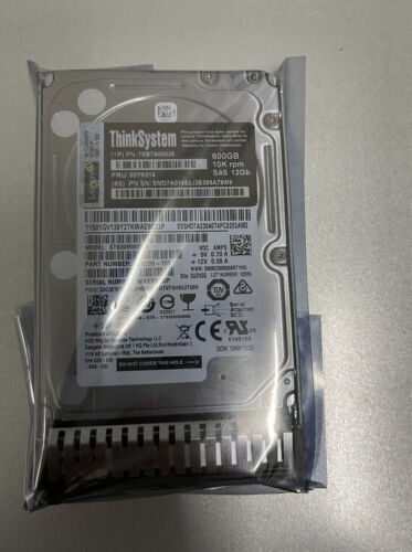 7XB7A00025 600GB ThinkSystem 00YK014 2.5