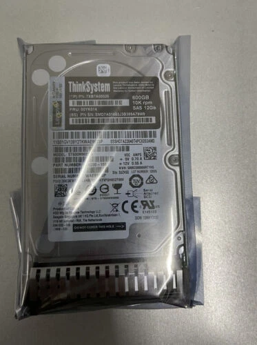 7XB7A00025 600GB ThinkSystem 00YK014 2.5" 10K SAS 12Gb Hot Swap 512n HDD FRU - Image 4 of 4
