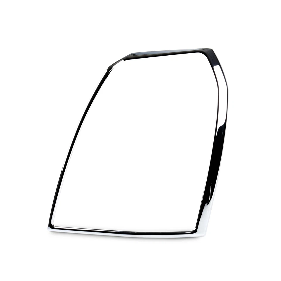 Borde de cubierta de bisel de luz delantera cromada para Cadillac Escalade EXT ESV Foto 2 de 3