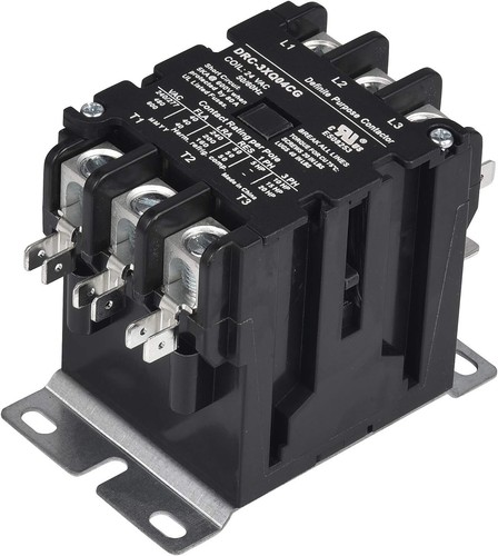 Reliable 40A 3 Pole Contactor with Class F Insulation for High Temp Applications - Picture 4 of 9