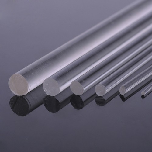 Clear Acrylic Rod 1/1.5/2/3/4/5/6mm Diameter x250mm Long Round Perspex