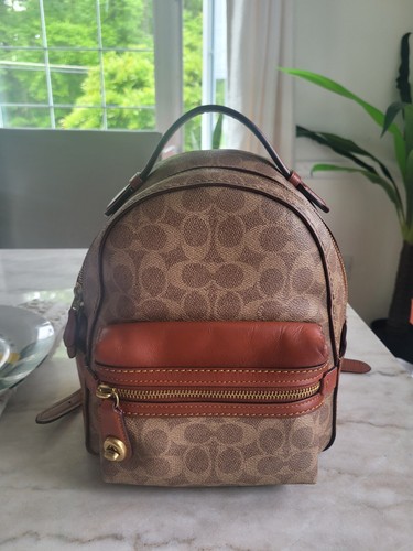 coach backpack canvas