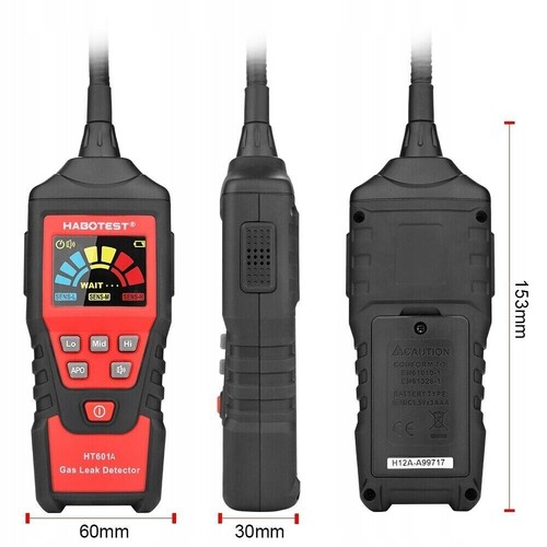 Gaslecksuchgerät Gasdetektor Gasmessgerät Erdgasdetektor brennbare Gastester NEU - Bild 16 von 20