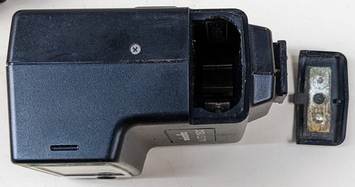 Minolta Auto 118X Black Detachable Shoe Mount Camera Flash with Case & Manual - Picture 9 of 10