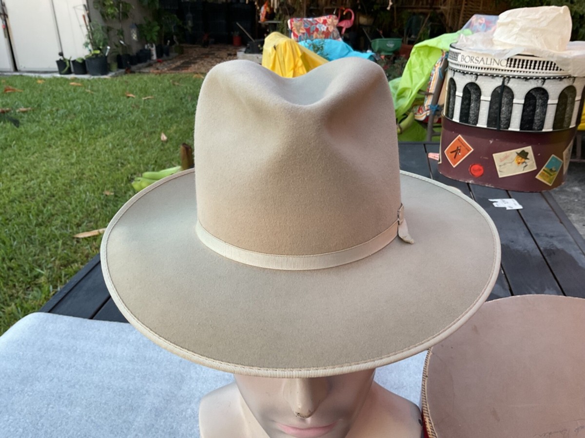 Vintage Excellent Stetson 1950s Beaver 15 O.R.- Stratoliner Vintage Excellent Stetson 1950s Beaver 15 O.R.- Stratoliner