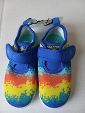 Kids Water Shoes Speedo Printed Shore Explorer Surfwalker - Size M Boys 7-8