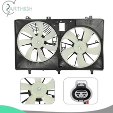 Radiator Condenser Cooling Fan Assembly Car Electric For 2011-2016 Toyota Sienna