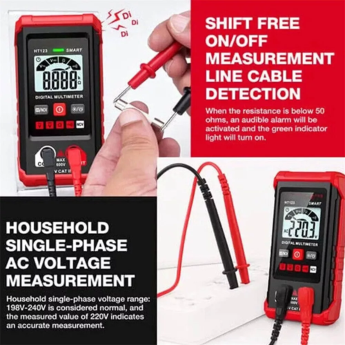 Professional Digital Multimeter Voltmeter Ohmmeter Ammeter Multi Tester Meter TK - Picture 3 of 36