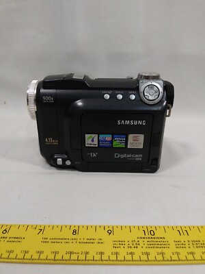 Samsung SCD6040 Mini DV Digital Cam 900X Digital Zoom No Battery Untested Parts
