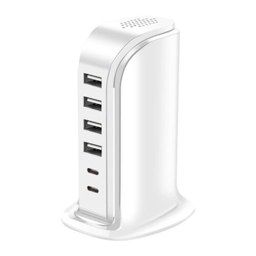 Multiprise USB et USB-C Smartphone Tablette 40W Power Delivery Bigben Blanc - Picture 1 of 6