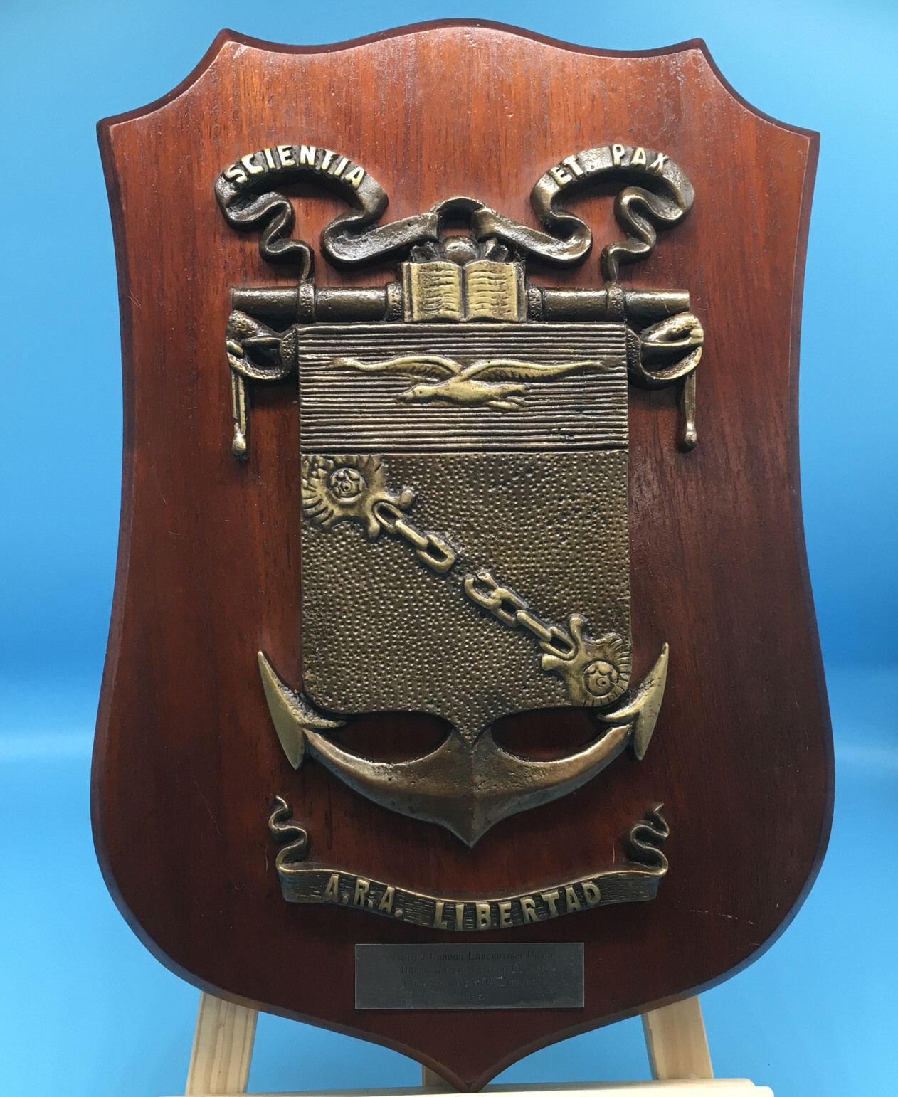 Navy Plaque The New London naval Underwater Systems Center