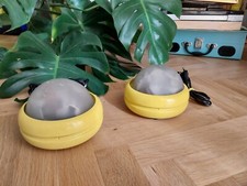 Abat jour - lampade da comodino vintage anni 70 colore giallo