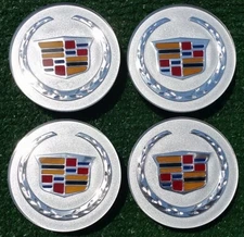 4 Factory Cadillac Wheel Center Caps Genuine GM OEM STS CTS SRX DTS XTS 2 5/8 in
