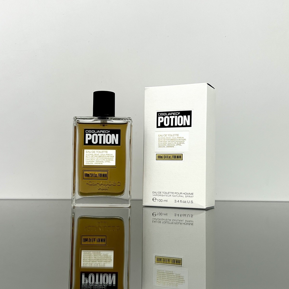 DSQUARED2 POTION Men Cologne 3.4oz-100ml EDT Spray RARE