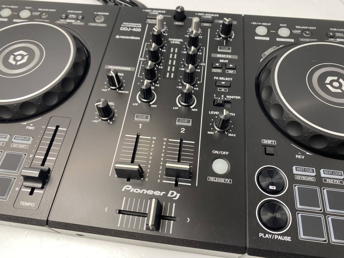 Pioneer DDJ-400 2-Channel Rekordbox Software Pro DJ Controller Tested [Mint]