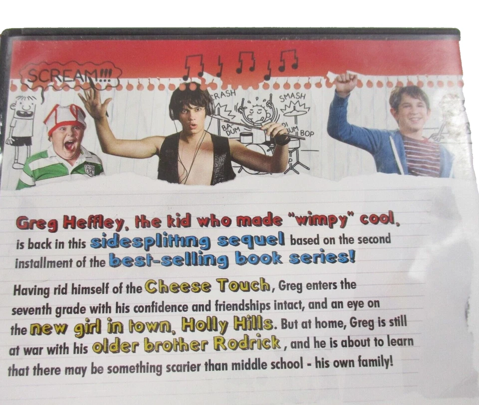 Diary Of A Wimpy Kid Long Haul- Wimpy Kid 2 Woodrick Rules DVDs PG PAL R4 20th C - Image 4 of 4
