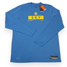 Nike Dri-Fit Chicago Sky Shooting Shirt Long Sleeve Team Issue Men's Size XL-T