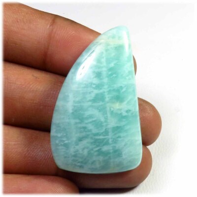 Natural Amazonite Cabochon 31-42mm Sparkle Gemstone Loose For Jewelry Use AO-A