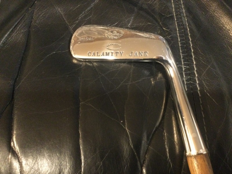 Calamity Jane PUTTER Hand Forged WM M Winton Action Replica Wood Shaft 3*6*25