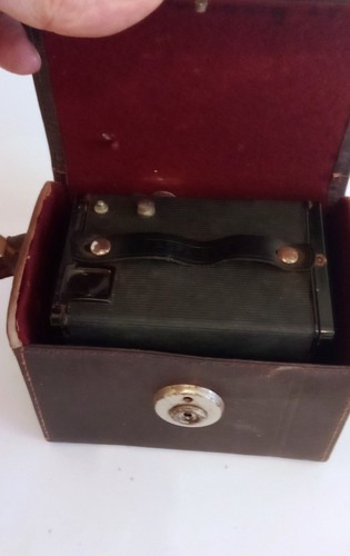 Agfa Synchro Box 600 Rollfilmkamera 6 x 9 cm inkl. Ledertasche 1950er - Bild 13 von 13