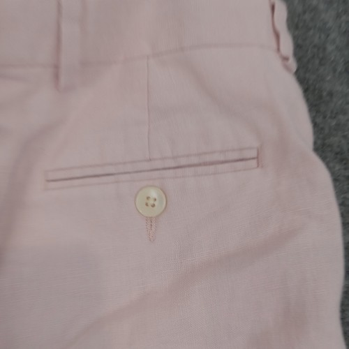 Lauren Ralph Lauren Pants Youth Girls Size 16R Pink Linen Straight Leg Casual - Picture 14 of 14