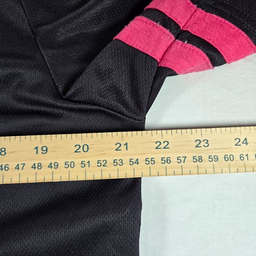 Betty Boop Womens Baseball Jersey Shirt S Black & Pink "Born To Rise" Design - Picture 3 of 7