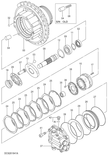 はる HMGF57RA HMGF68 REPAIR PARTS KIT FITS FOR HITACHI ZX330-3 ZX350-5