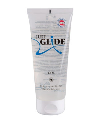 Just Glide Anal 200ml auf Wasserbasis Gleitgel Gleitmittel Vegan Öl- u. fettfrei