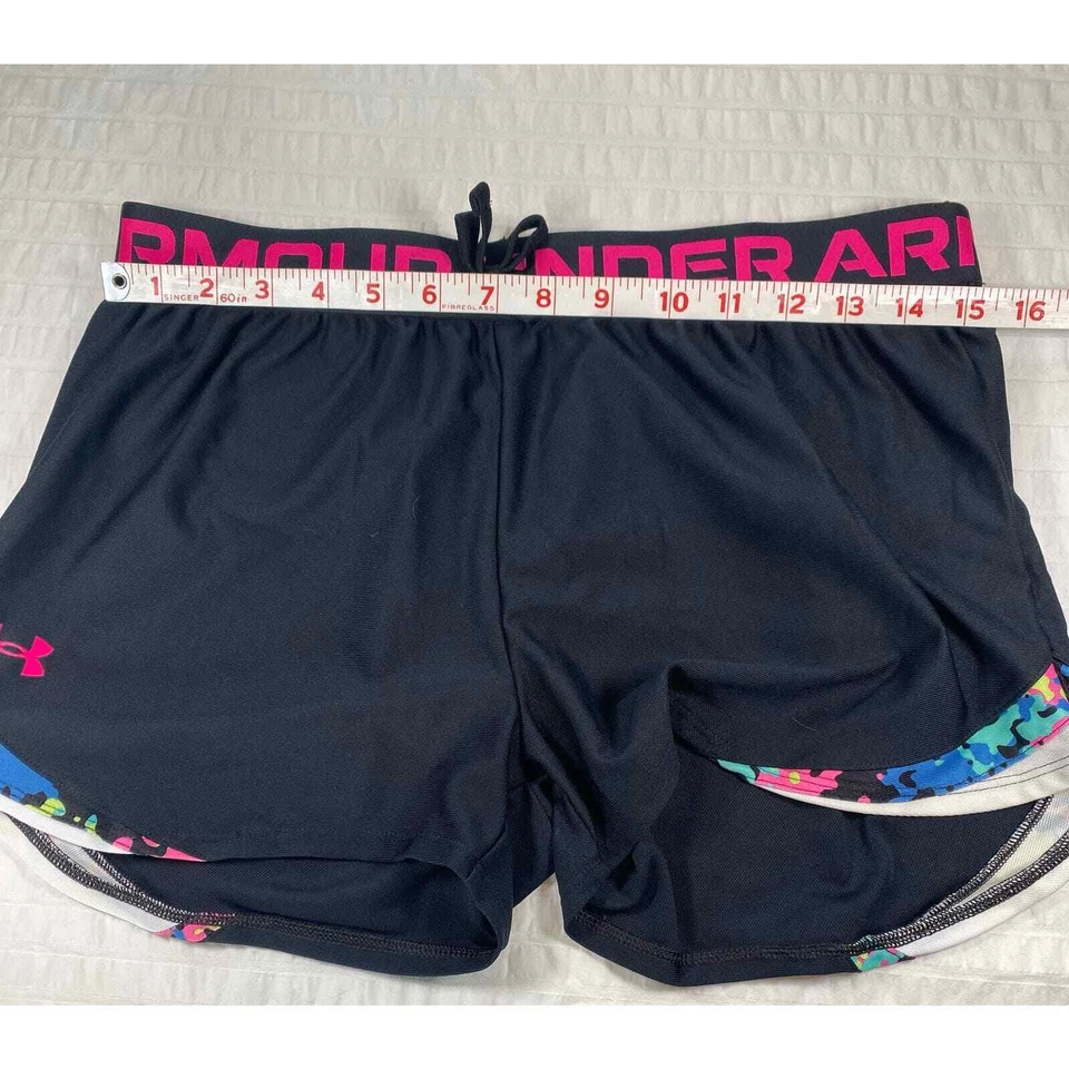 Under Armour Girls Athletic Shorts XL - Image 4 of 4