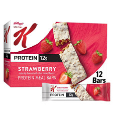 Special K Bar Strawberry Chewy Protein Meal Bars, 12g Protein Snacks, 19 oz, 12 10.43 per gallon