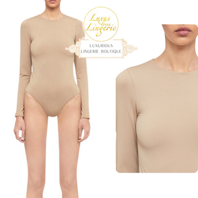 AURORA LIGHT SHAPE STRING BODY by Wolford L mocha beige Klassisch formend