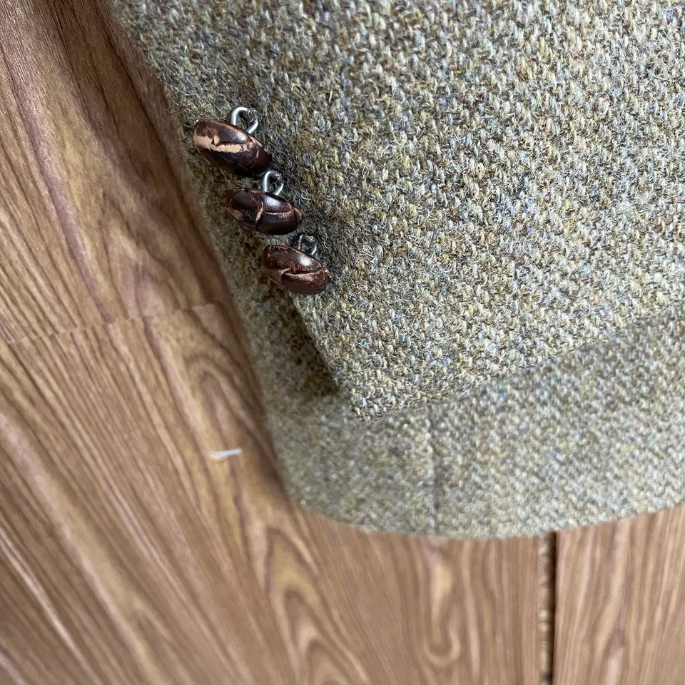 Abrigo deportivo Harris Tweed para hombre 44L marrón multicolor 100 % pura lana de tweed escocesa Foto 4 de 4