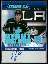 2021-22 Upper Deck Credentials Hockey Cards Checklist and Odds 33