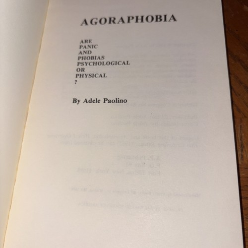 Agoraphobia Fear Of Fear Are Panic And Phobias Psychological Or Physical Paolino - Picture 3 of 10