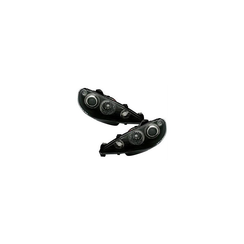 Phares Angel Eyes Peugeot 206 pour remplacer des optiques ternis sur CC SW