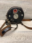 Vintage Detex Guardsman Watchman Clock Patrol Security Guard Leather Case 104D