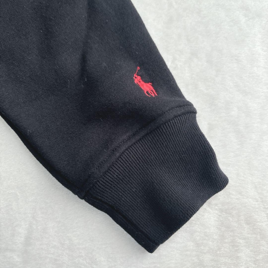 Polo Ralph Lauren Felpa con Cappuccio Pony Logo Nero Uomo Taglia S Cotone