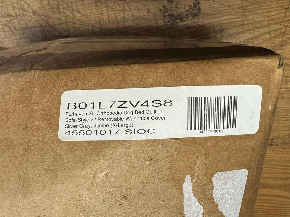 Furhaven Orthopedic Dog Bed for Large Dogs Silver Gray, Jumbo/XL - Image 4 of 4