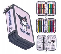 Kuromi Pink St. Majewski Dreifach-FedermäPpchen Mit ZubehöR FüR MäDchen