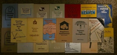 1977 Sermons On Heaven And Hell By John Stacy + 20 More Stacy Books
