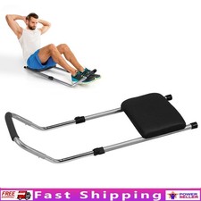Adjustable Ab Workout Trainer Core Toning Equipment Cushioned Seat Easy Storage