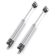 2 PCS Gas Struts for Cabinet - 10 Inch Silver Gas Shocks Supports Hinges for ...