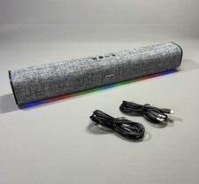 Cordless Stereo Surround Soundbar for PC Laptop Wired Loud Bluetooth Speaker